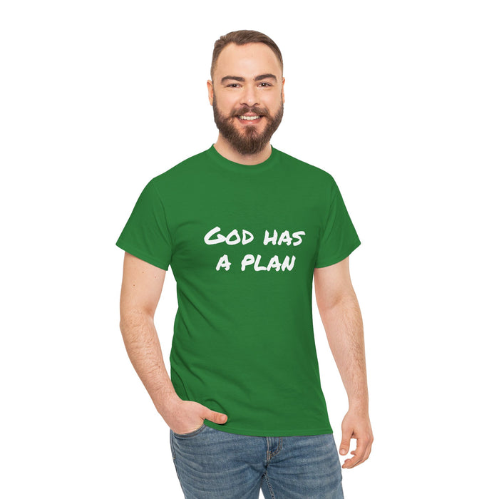 Unisex Heavy Cotton Tee - God has a plan