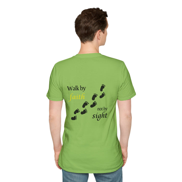 Unisex Softstyle T-Shirt - Walk by faith not by sight