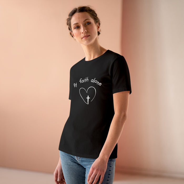 T-shirt women - By faith alone