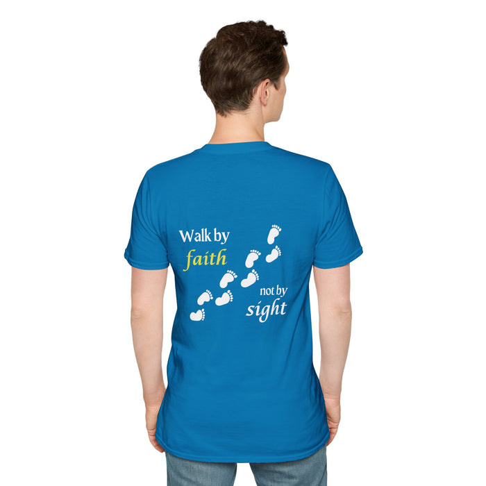 Unisex Softstyle T-Shirt - Walk by faith not by sight