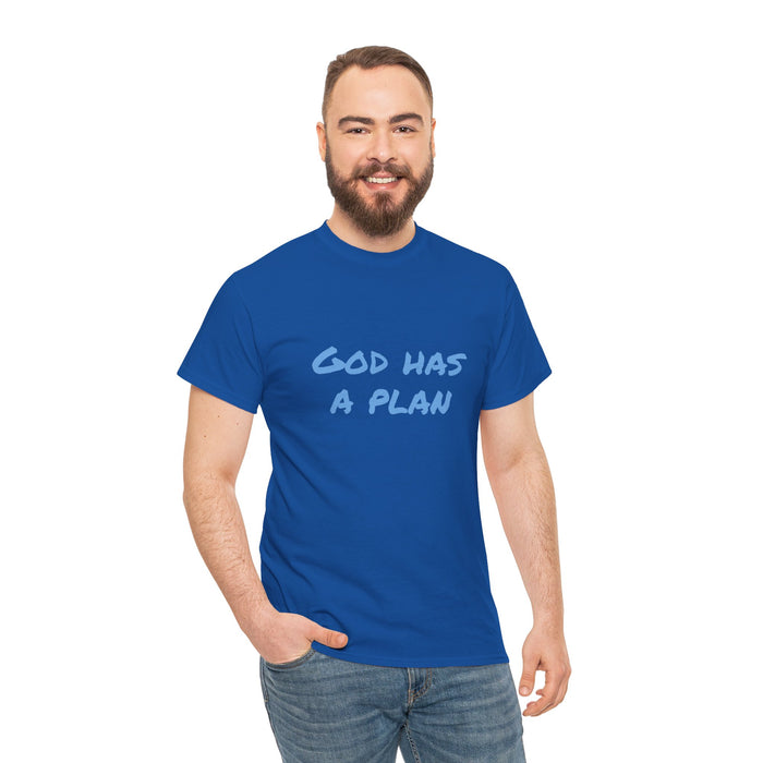 Unisex Heavy Cotton Tee - God has a plan