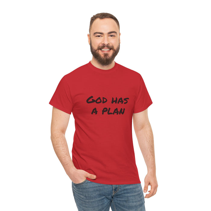 Unisex Heavy Cotton Tee - God has a plan