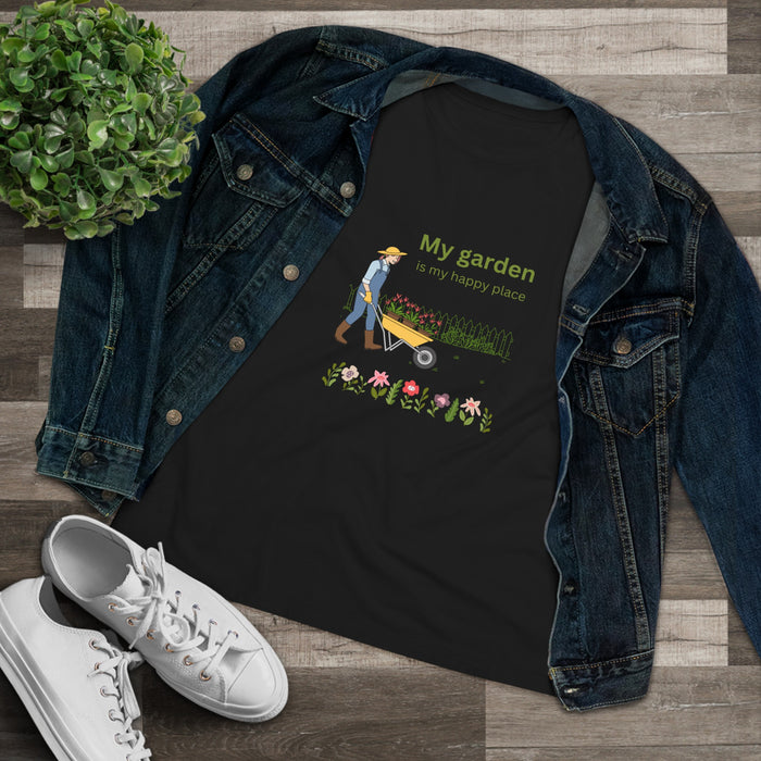 T-shirt women - My garden is my happy place