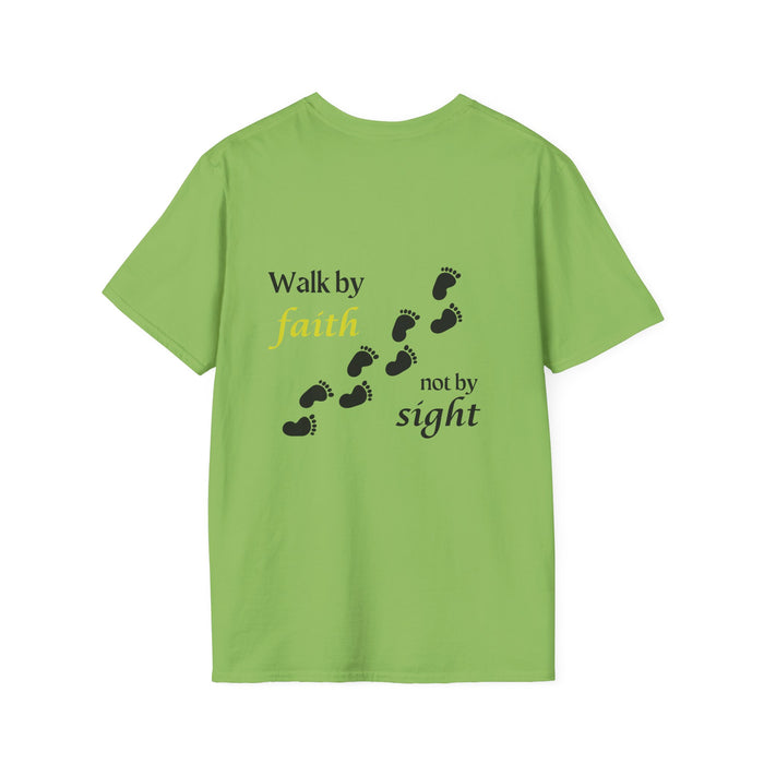 Unisex Softstyle T-Shirt - Walk by faith not by sight