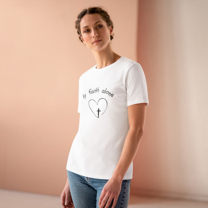 T-shirt women - By faith alone