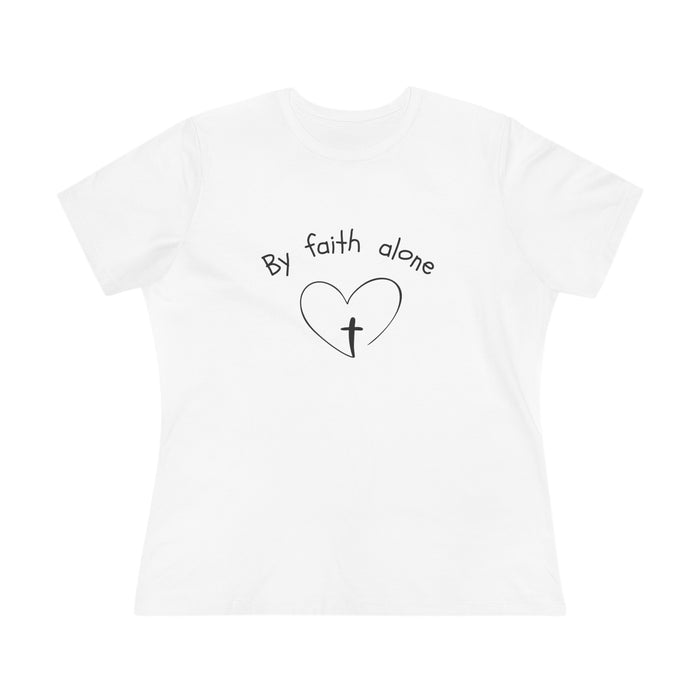 T-shirt women - By faith alone