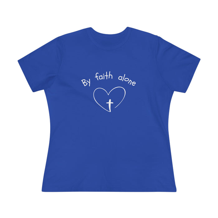 T-shirt women - By faith alone