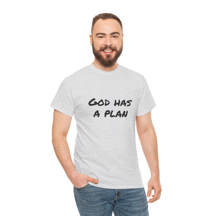 Unisex Heavy Cotton Tee - God has a plan