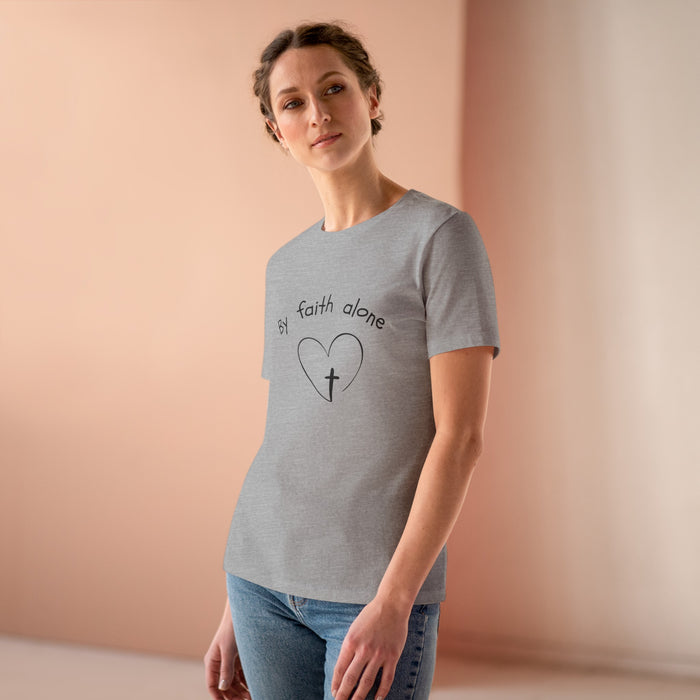 T-shirt women - By faith alone