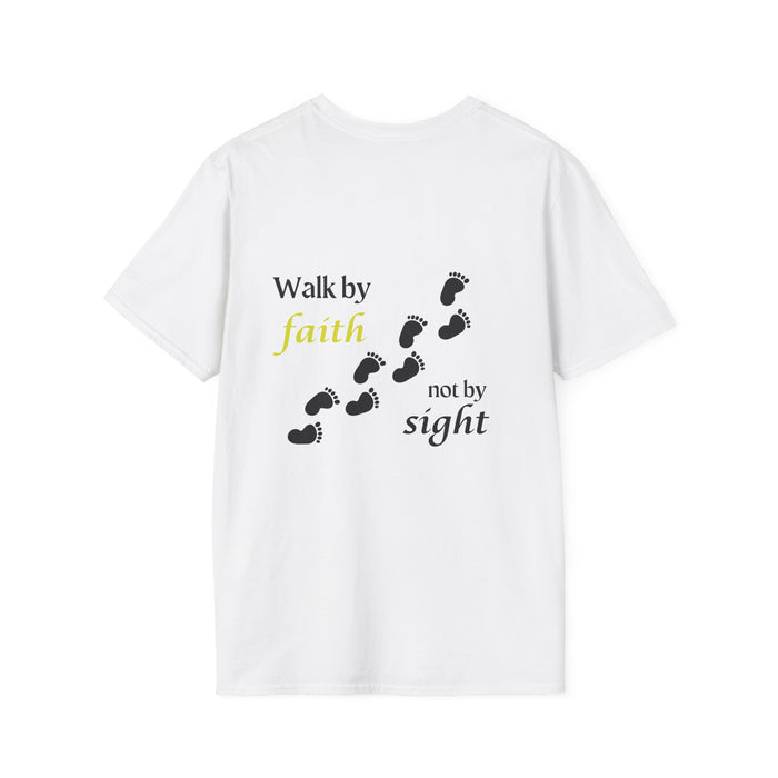 Unisex Softstyle T-Shirt - Walk by faith not by sight