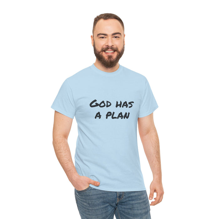 Unisex Heavy Cotton Tee - God has a plan