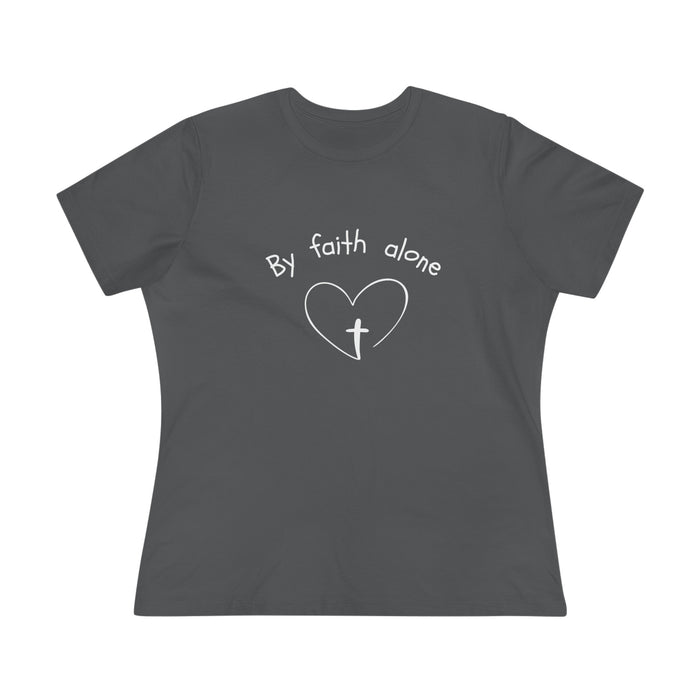 T-shirt women - By faith alone