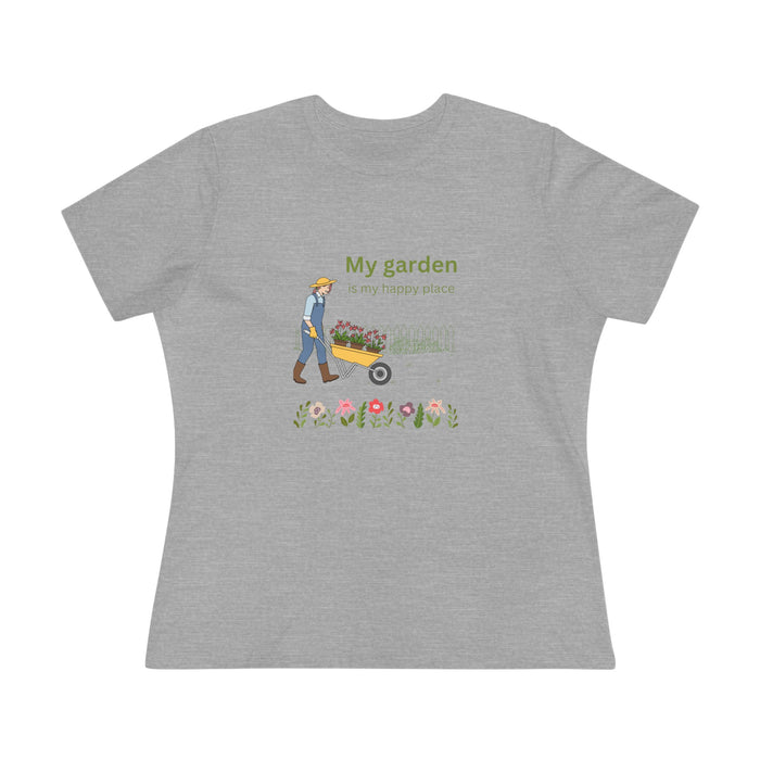 T-shirt women - My garden is my happy place