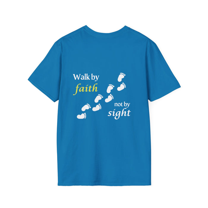 Unisex Softstyle T-Shirt - Walk by faith not by sight