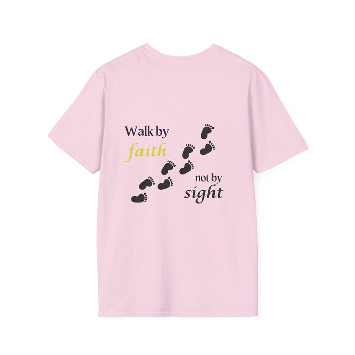 Unisex Softstyle T-Shirt - Walk by faith not by sight