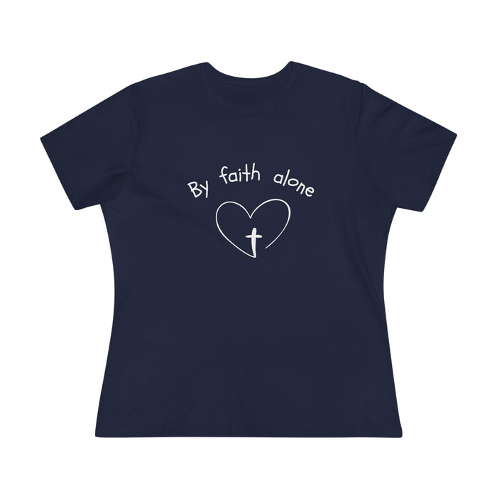 T-shirt women - By faith alone