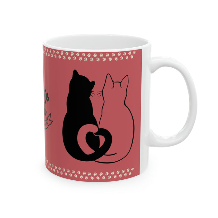 Mug, 11oz - Favorite people have paws