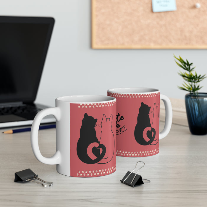 Mug, 11oz - Favorite people have paws