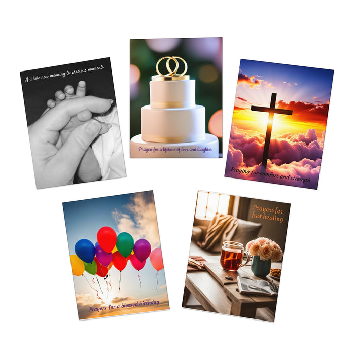 Cards (5-Pack) - for life events with scripture message