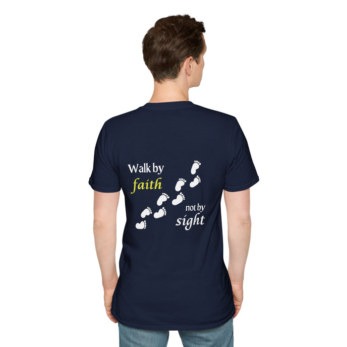 Unisex Softstyle T-Shirt - Walk by faith not by sight