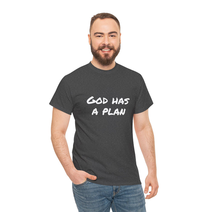 Unisex Heavy Cotton Tee - God has a plan