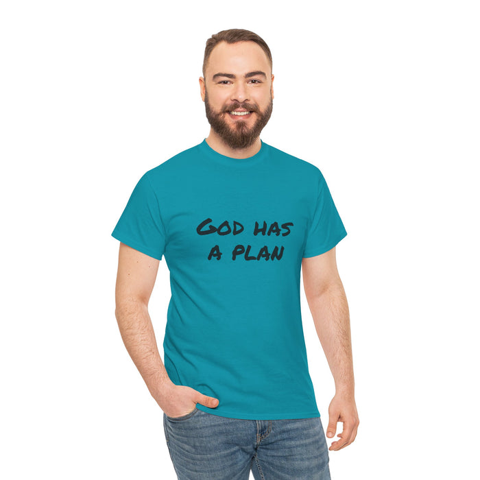 Unisex Heavy Cotton Tee - God has a plan