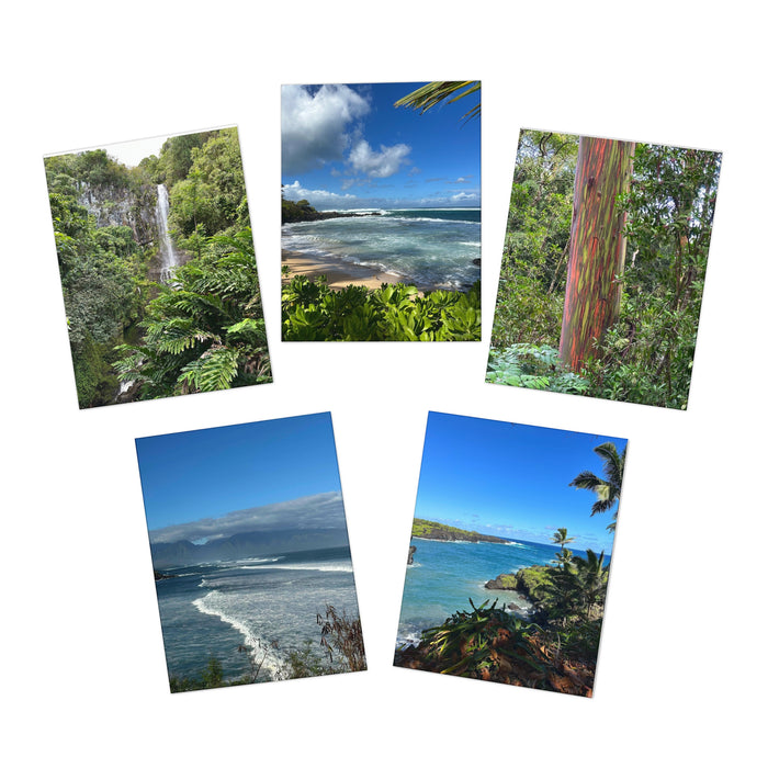 Cards (5-Pack) - Hawaiian images blank inside