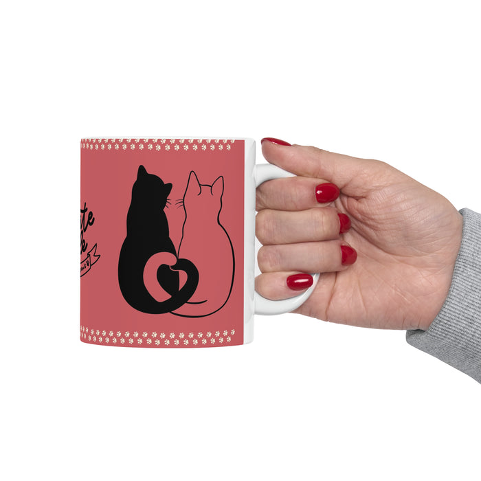 Mug, 11oz - Favorite people have paws