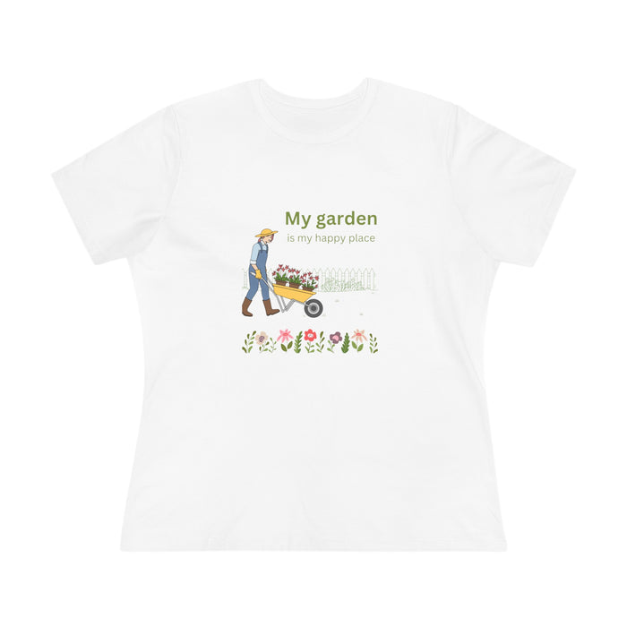 T-shirt women - My garden is my happy place